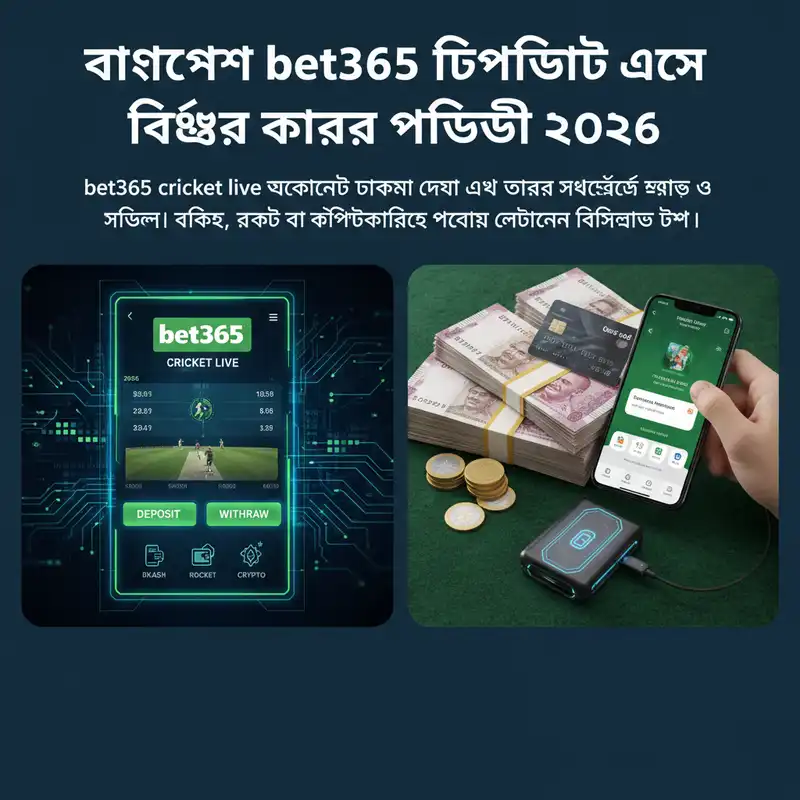 bet365 cricket live deposit and withdraw guide Bangladesh